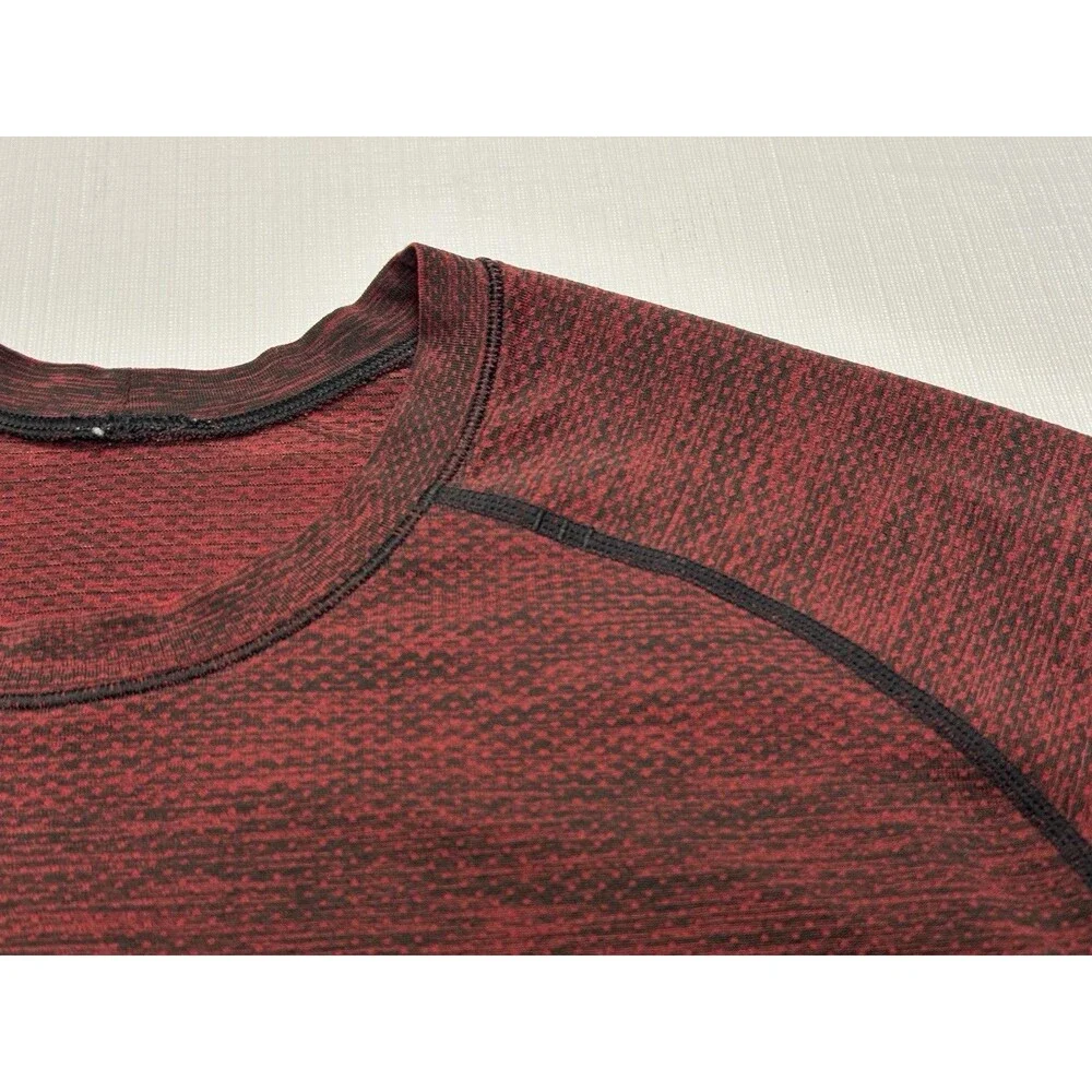 Lululemon Metal Vent Tech Long Sleeve Shirt Size Medium Caliente Black
